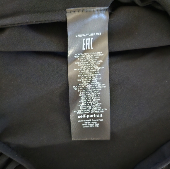 Self-Portrait Bustier Tiered Chiffon Midi-Dress - Picture 6 of 6